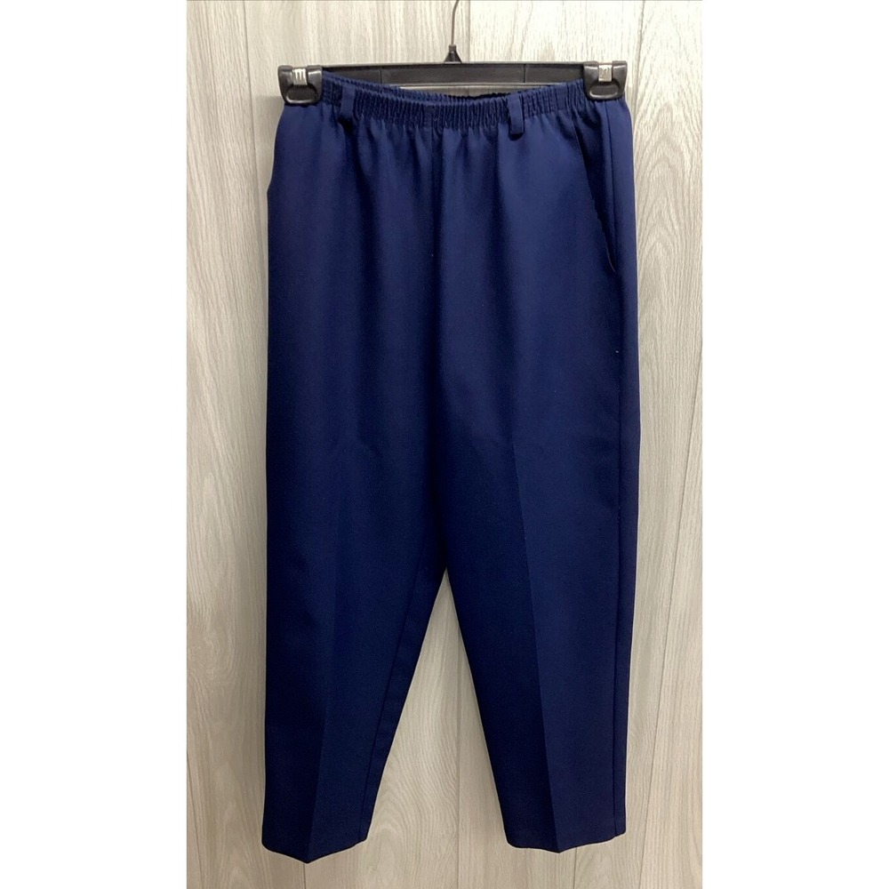 CLASSIC COLLECTION Women's (Size 10) Elastic Flat Front Pull‎ On Dress Pants